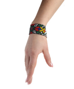 Alternative view of Браслет з бісеру, "Різнобарв'я"