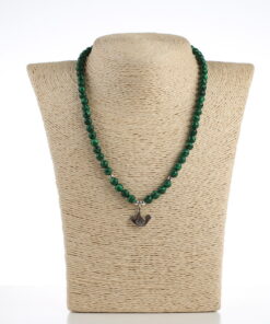 Alternative view of Намисто з малахіту "Пташка"