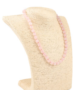 Намисто з рожевого кварцу