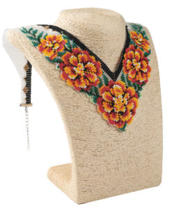 Силянка з бісеру "Чорнобривці"