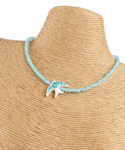 Намисто блакитне "Пташка"