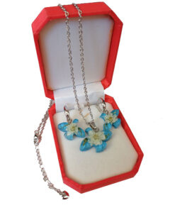 Набір блакитний 1 "Квіткові ластівки"