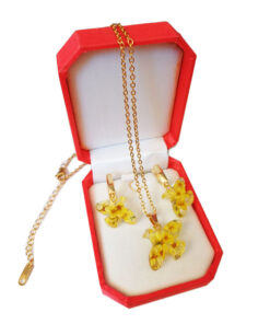 Набір жовтий "Квіткові ластівки"