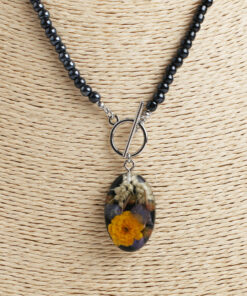 Кулон-намисто "Загадкові квіти"