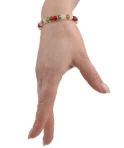 Браслет з каменю котяче око