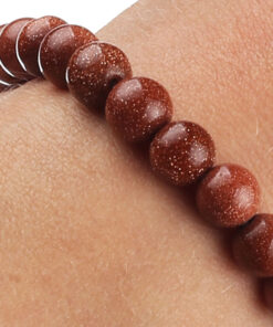 Alternative view of Браслет авантюрин золотий