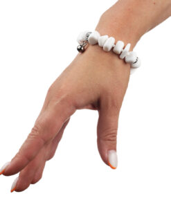 Браслет з коралу білий