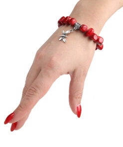 Браслет з коралу фігурного