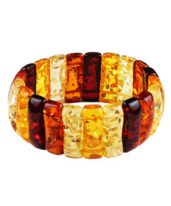 Alternative view of Браслет з імітацією янтаря (прямокутний)