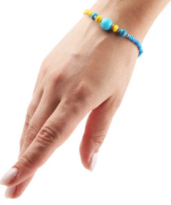 Браслет жовто-блакитний 1