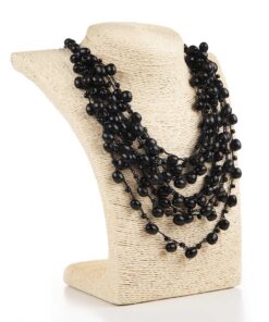 Намисто дерев'яне чорне