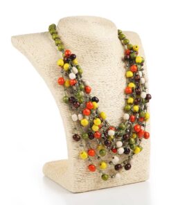 Намисто дерев'яне різнокольорове