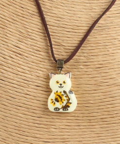 Підвіска "Котик розмальований"