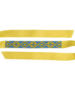 Alternative view of Гердан стрічковий, геометрія жовто-блакитна 4