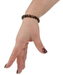 Браслет з каменю "Соколине око"