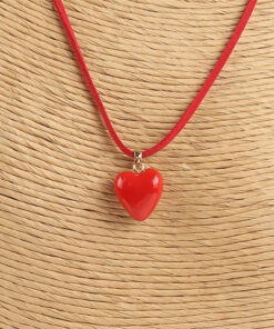 Підвіска червона  "Серце"