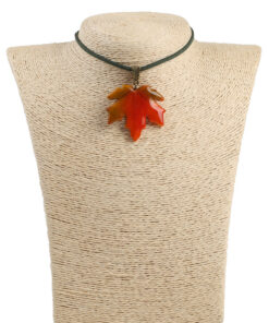 Підвіска "Листочок оранжевий"