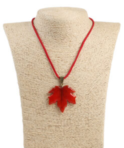 Alternative view of Підвіска "Листочок червоний"