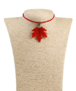 Підвіска "Листочок червоний"