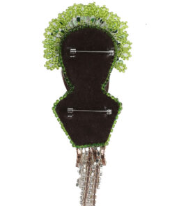 Alternative view of Брошка зелена "Мотанка"