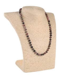 Намисто з родоніту коричневе