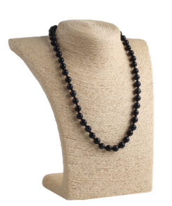 Намисто з шунгіту чорне