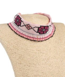 Гердан стрічковий рожева Вишиванка