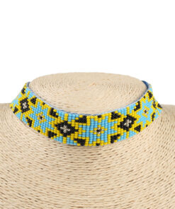 Гердан стрічковий, блакитно-жовто-блакитний