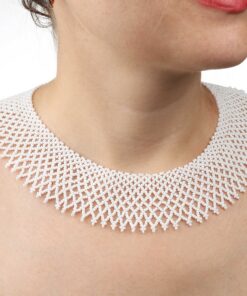 Силянка з бісеру біла