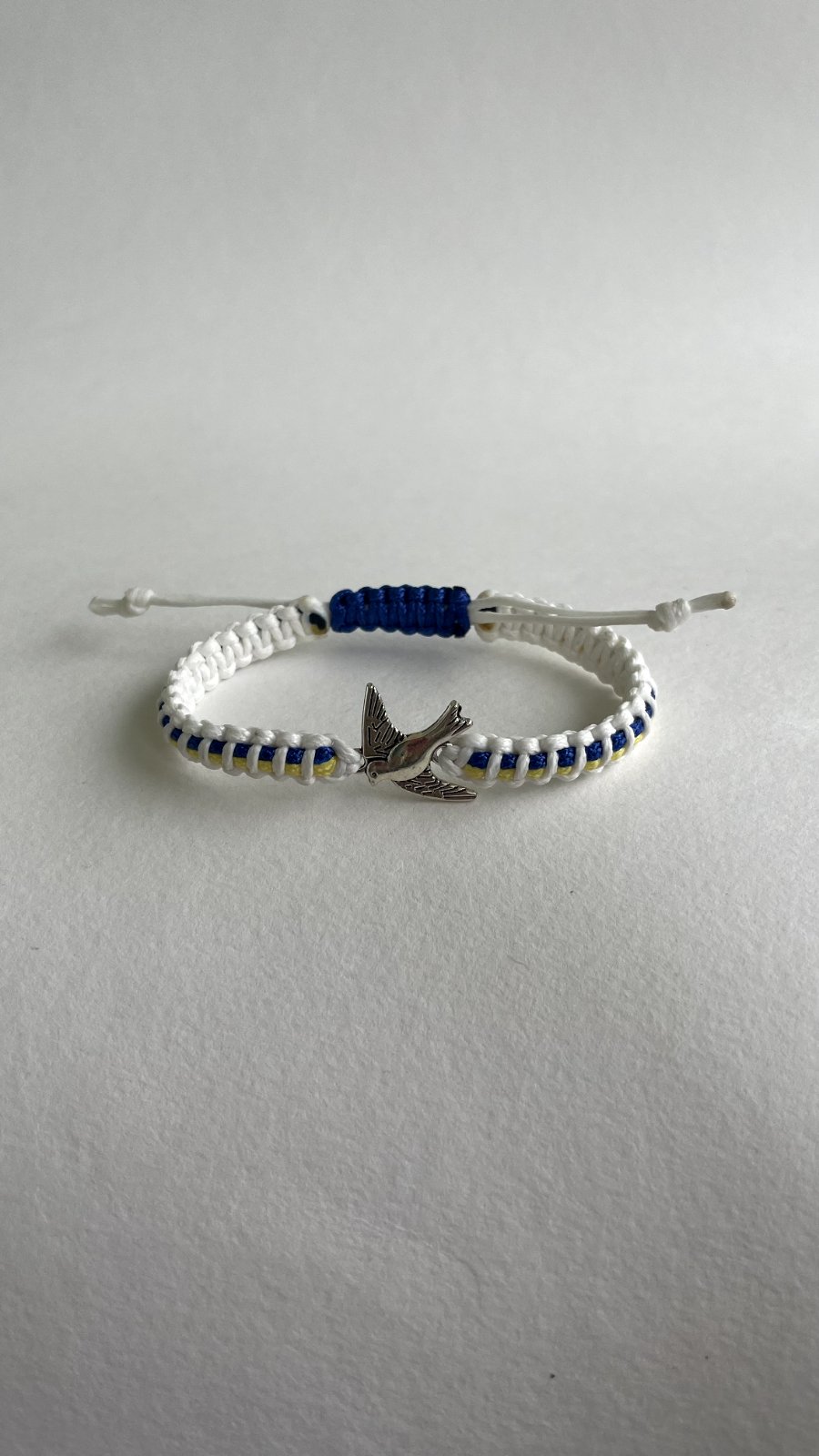 Браслет плетений "Пташка" з кулоном 2 - Зображення 3