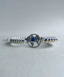 Браслет плетений "Земля" з кулоном