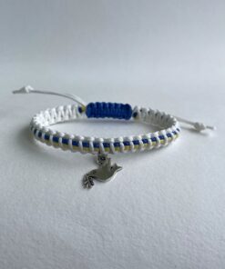 Браслет плетений "Пташка" з кулоном 3