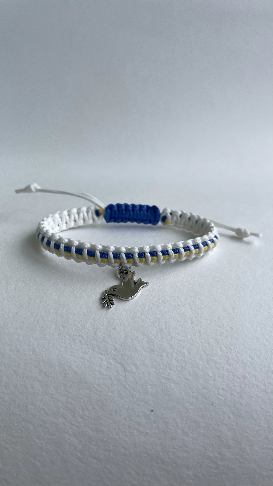 Браслет плетений "Пташка" з кулоном 3